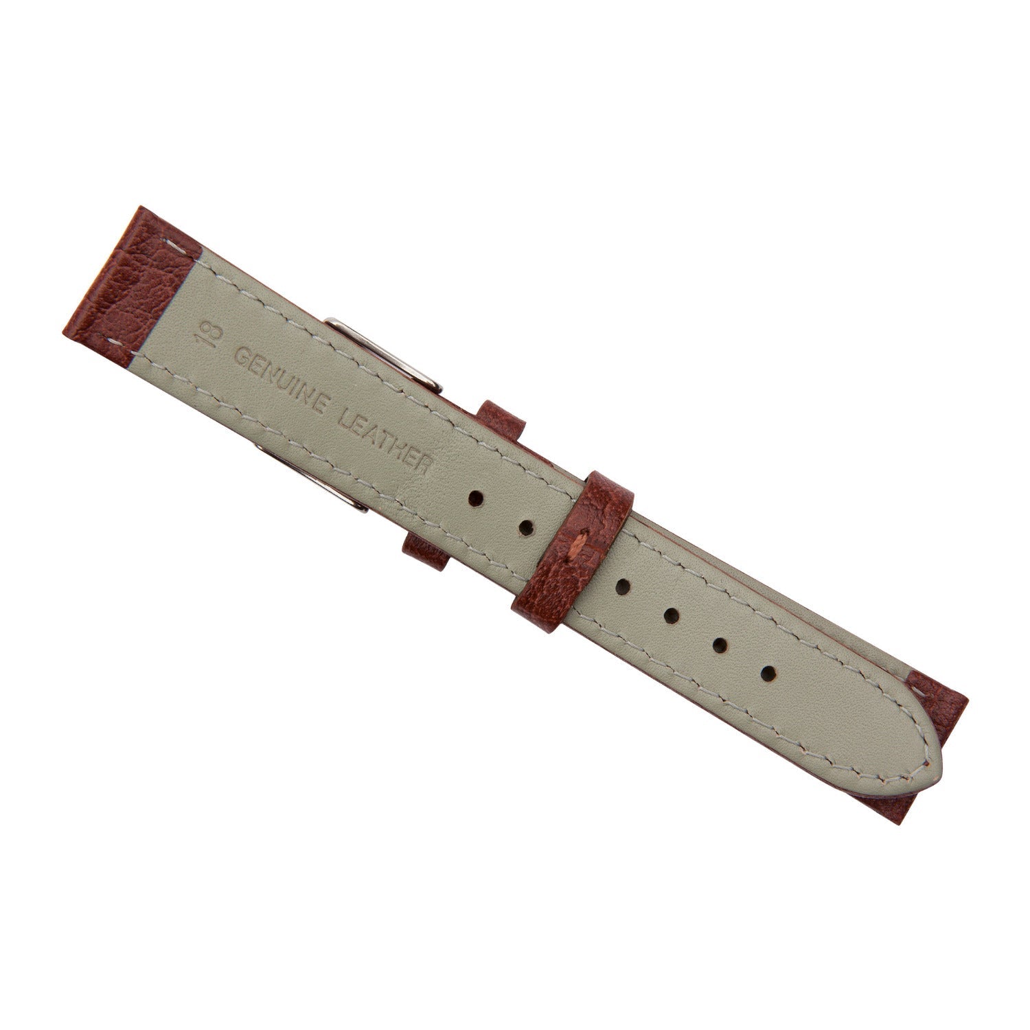 Tan italian buffalo leather watch band 18mm 2520718 2