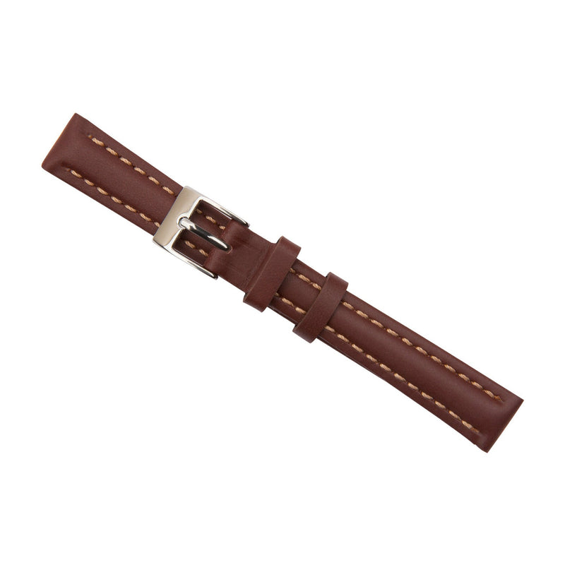 Tan stitched oil watch band 14mm 2521014