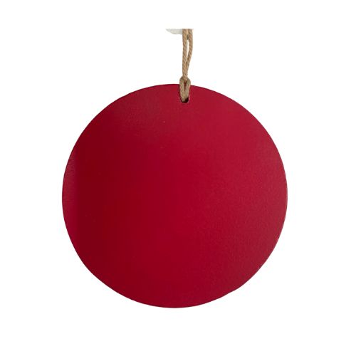 Tartan Bauble Wooden Christmas Keepsake