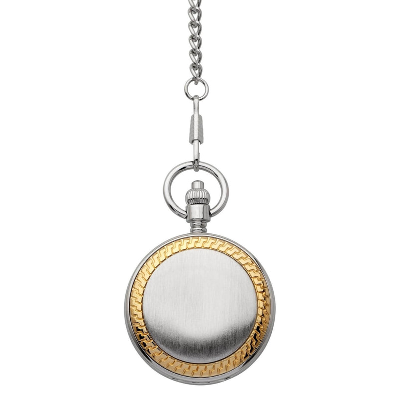 Two Tone Pocket Watch - Classic and Stylish Personalised Gift Idea