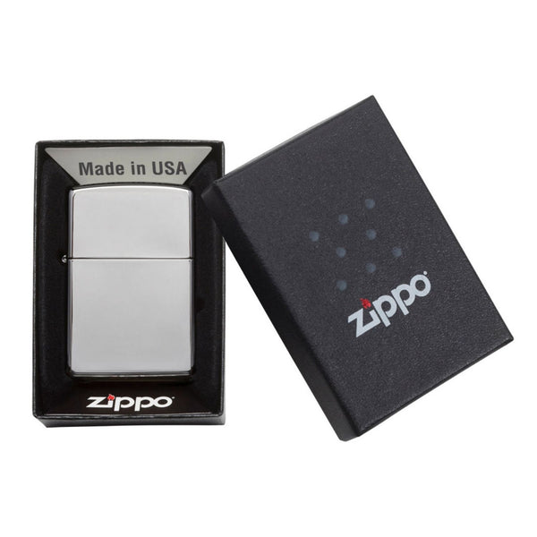 Zippo High Polish Chrome Windproof Lighter