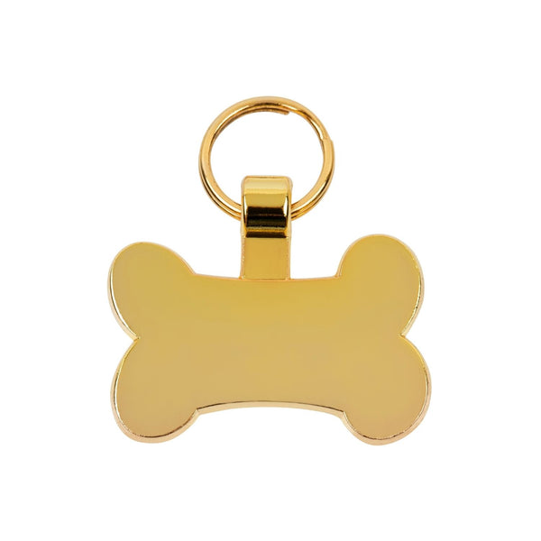 Gold dog name on sale tags