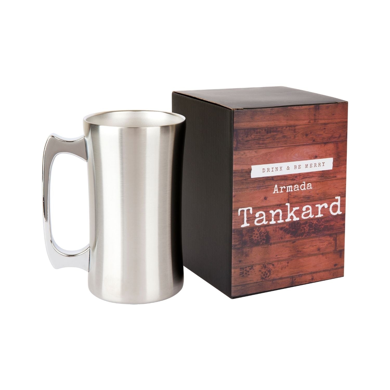 Stainless Steel Beer Tankard Personalised Gift with Engraving