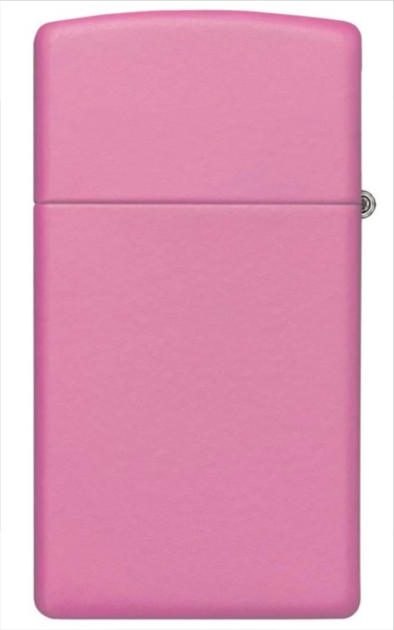 Zippo Slim Matte Pink Lighter - Personalized by Mister Minit