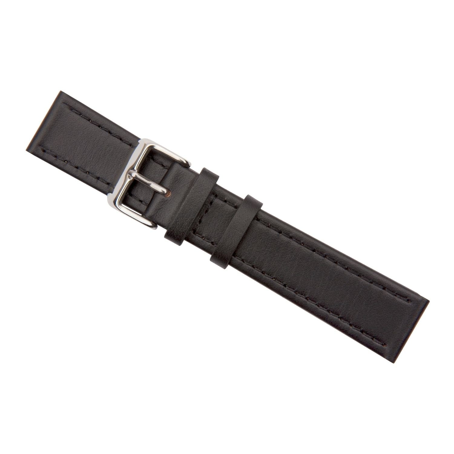 Black Calf Leather Watch Band - 20mm - Mister Minit