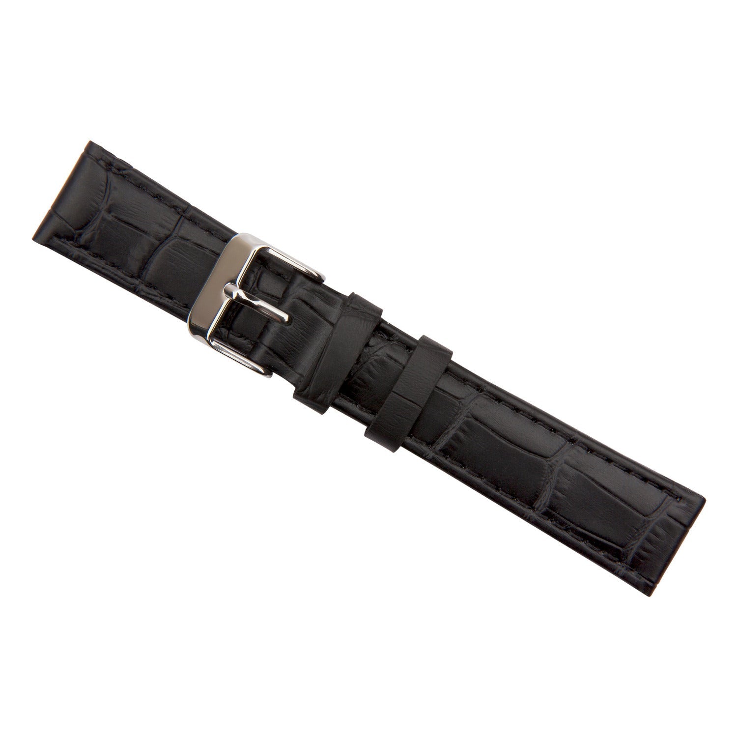 black crocodile watch band 18mm 2510318