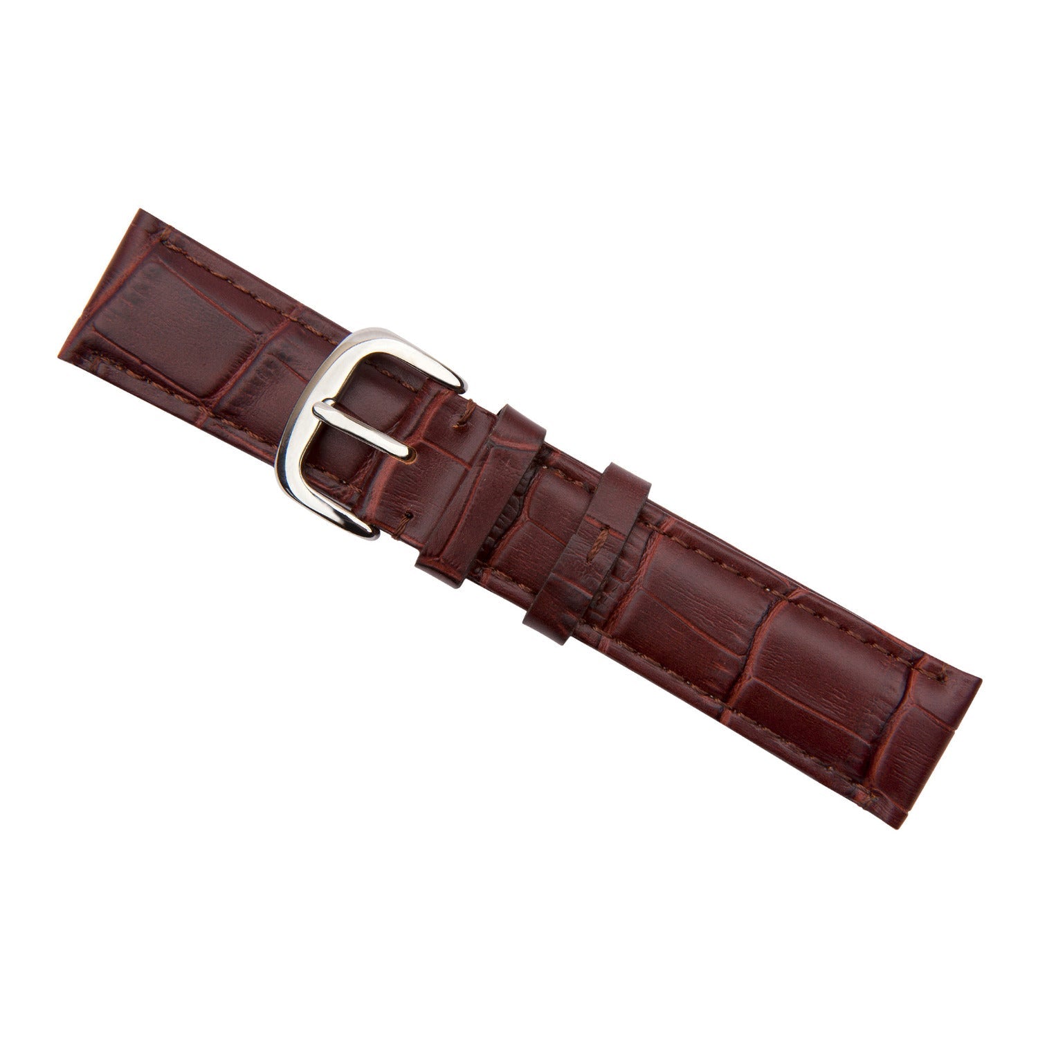 brown crocodile watch band 20mm 2533820