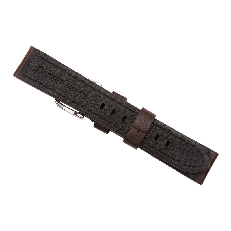 brown industrial calf leather watch band 2515020 20mm 2