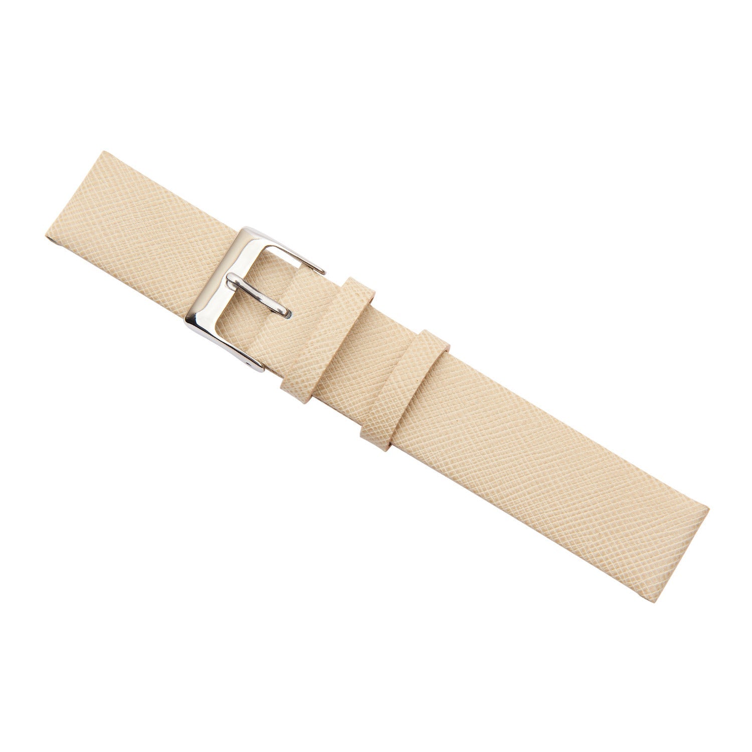 cream calf leather watch band 18mm 2510618