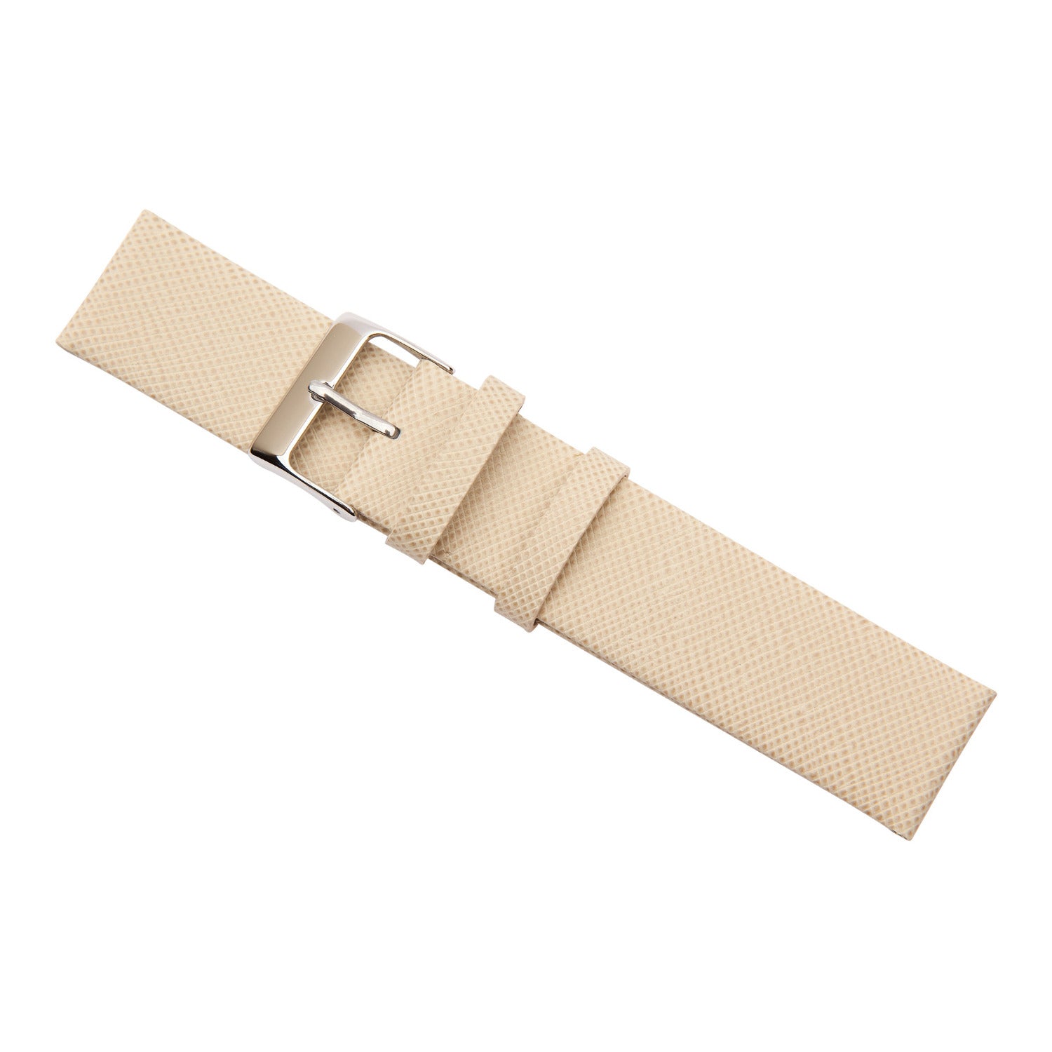 Cream Calf Leather Watch Band 20mm Mister Minit