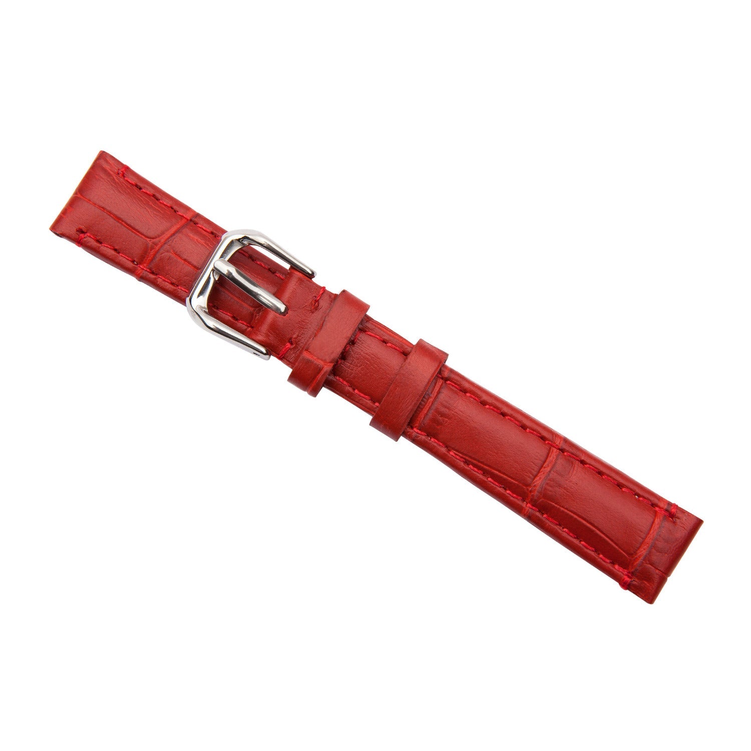 red crocodile watch band 14mm 2831818