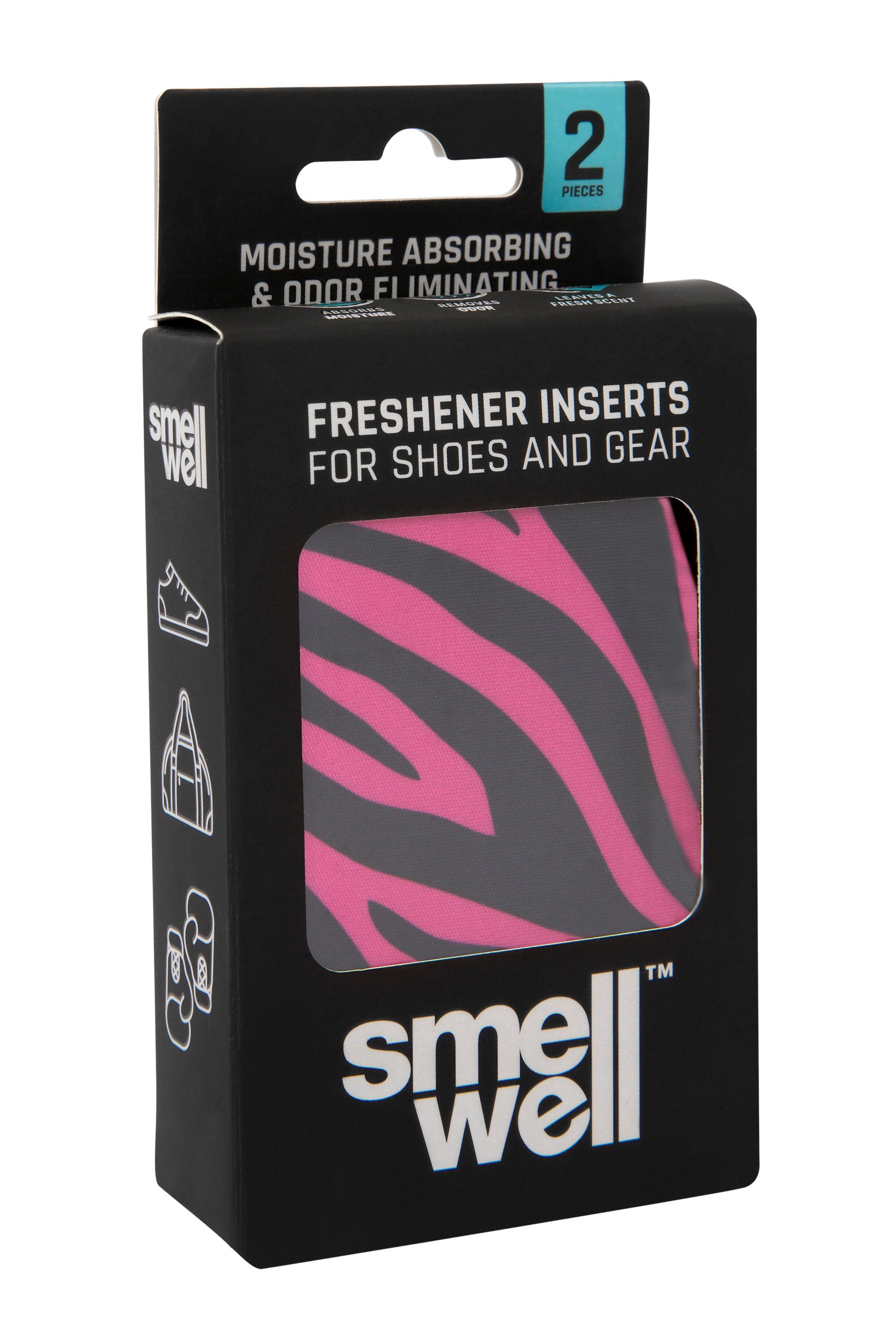 Smell Well Shoe Refresher & Deodoriser Pink Zebra