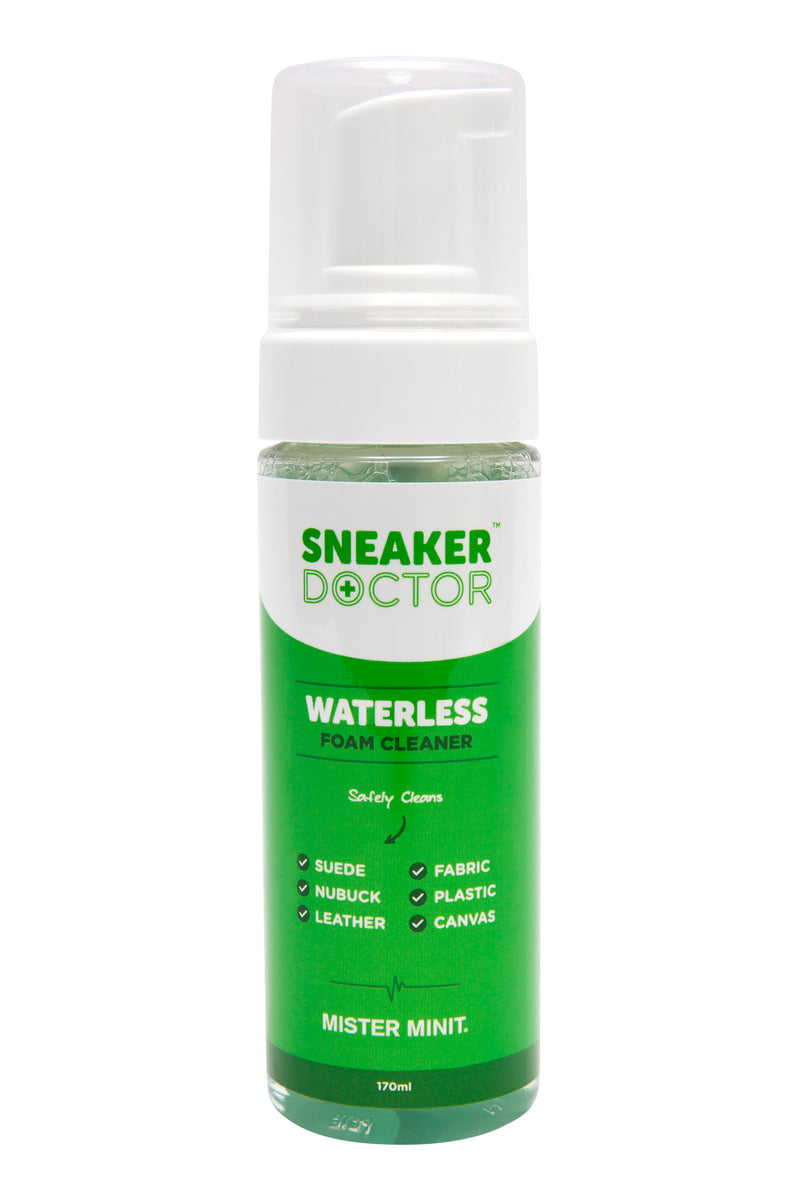Shoe Doctor Waterless Foam Cleaner for Suede, Leather, Vinyl, Canvas,  Linen, Rubber & More 