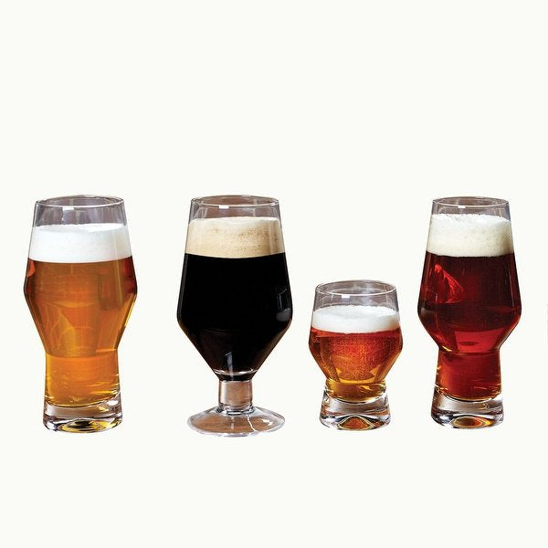 Craft Beer Glass Set - Personalize With Engraving - Gift for Beer Lovers